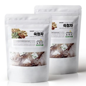 늘해찬 볶은 쑥청차 티백 쑥+당귀+생강+계피 전통차 허브차 대용량 티백차