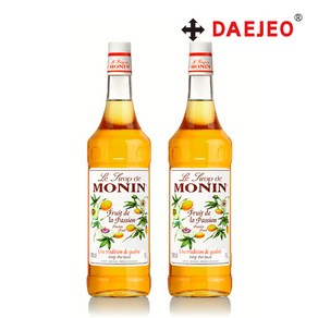 모닌 패션프룻 시럽1L X 2병 패션후르츠시럽, 1L, 2개