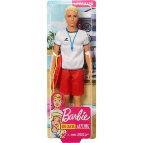 바비켄 정품 미국배송 인명구조원 BARBIE 남자 마론인형, 인명구조대원켄, 1개