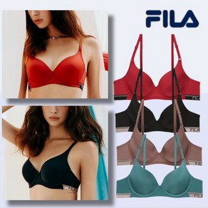 [브랜드정품/빠른출고] 휠라 FILA 여성W 은은한 광택 브라 언더웨어 4 Colos 몰드 밑받침형 와이어 속옷