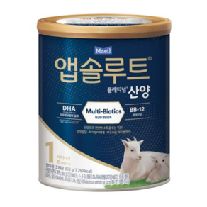 앱솔루트 플래티넘 산양분유 1단계, 350g, 2개