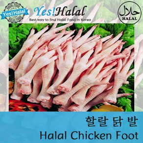 Yes!Global Halal Chicken Foot/Feet 할랄 닭고기 닭발 (700g)