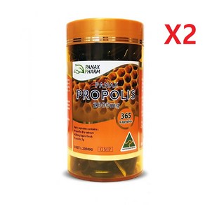 호주 제이앤씨 파낙스 프로폴리스 2000mg, 2개, 365정