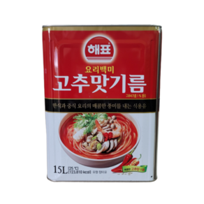 사조해표 고추맛기름, 1개, 15L