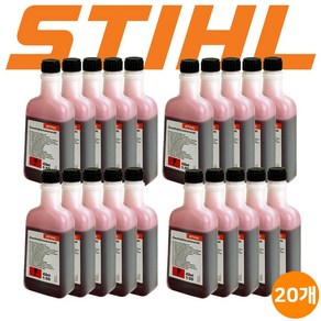 STIHL 스틸 2행정 2싸이클오일 1박스(20개) 스틸오일 450ml 독일생산정품 식물성오일 혼합비율50:1, 20개, 본품(배터리없음)