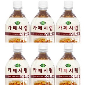 자연생각 희창 카페시럽, 6개, 1.5L