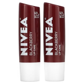 1+1 Nivea 니베아 틴티드 립밤 립케어 블랙베리 2개 세트 립케어 각 4.8g