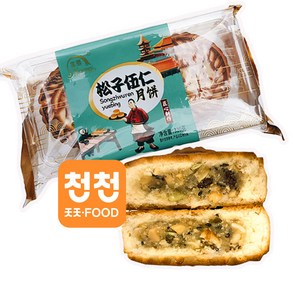 중국수입 펑마이 잣소 오인견과 월병 320G 추석용 잣월병, 1개