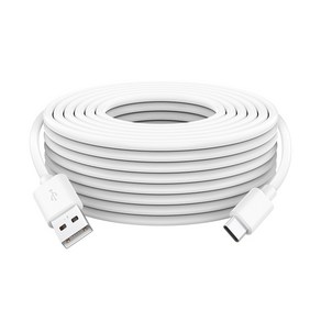 USB C타입 충전 케이블 cctv 홈캠 S55, 1개, 블랙, 5m