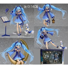 초음미래 하츠네 미쿠 VOCALOID Twinkle 피규어 관절 가둥모형 장식품14CM PVC, 1개