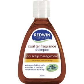 Redwin 레드윈 안티 댄드러프 샴푸 콜 타르 트리트먼트 건성 두피 250ml 2팩, 2개