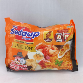 Mie Sedaap Instant Singapoe Spicy Laksa (싱가포르 매운 락사), 10개