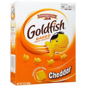 Peppeidge Fam Goldfish Goldfish Cackes - Oiginal Ch Peppeidge Fam 금붕어 금붕어 크래커 - 오리지널 체다 - 10온, 283g, 1개