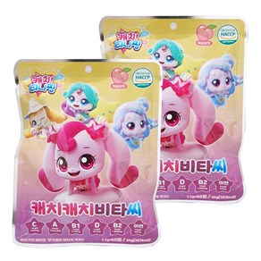 건강두배로 캐치티니핑 캐치캐치 비타씨 40정, 2개