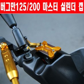 버그만125/200 마스터 실린더 캡 sep 전년식 P5675, 실버, 1개