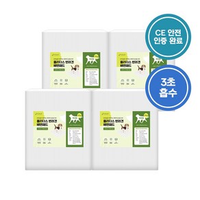 플리다스 강아지 배변패드 15g~100g 소형/대형/특대형 4팩 모음, 30개입, 65g 특대형(90x65cm)