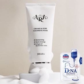 JEEARA CREAMY PURE CLEANSING FOAM+mask pack 제이아라 크리미 앤 퓨어 비누ara세트