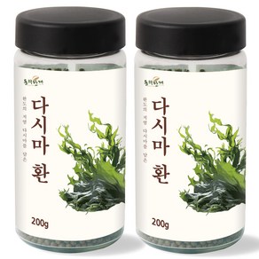 동의한재 완도 저염 다시마환, 200g, 2개