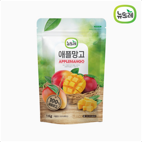 냉동 애플망고 다이스 1kg, 4개