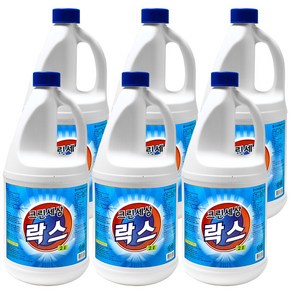 크린세상 락스 2Lx 6개-12L 세제 세정제, 6개, 2L