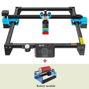 Two Tees 금속 레이저 타각기 TTS-55 블루 라이트 CNC 라우터 목재 가죽 절단 조각 지지대 와이파이, 1개