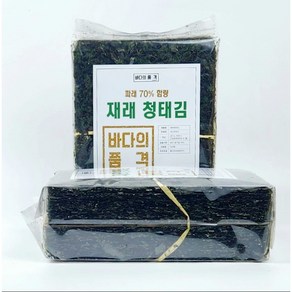 파래향 그대로 청태김 100매 바다의품격 청태김 생김, 1개, 300g