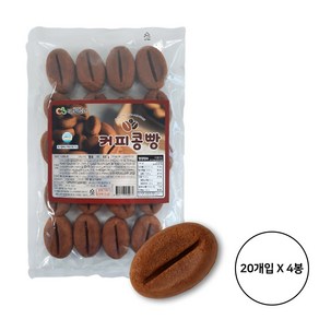 알앤알 커피콩빵 커피맛 20개입 X 4봉