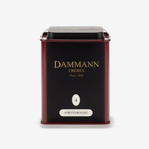 DAMMANN FRERES 프랑스 정품 다만프레르 캬뜨흐 4 프뤼 루즈 틴케이스 100g, 1개, 1개입