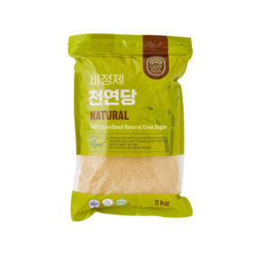 오르코 비정제 천연당, 1개, 3kg