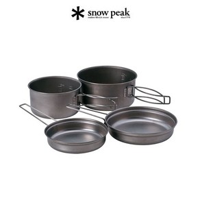 스노우피크 티타늄 퍼스널 쿠커 세트 snow peak SCS-020T, 1개, 실버