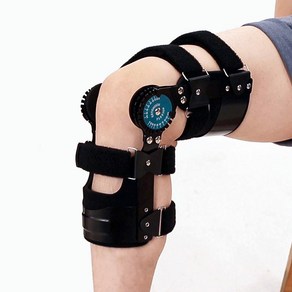 코루닷컴 의료용 각도조절 무릎보조기 ACL PCL BRACE 전방십자인대, 강화플라스틱/PCL(후방), 좌, L, 1개