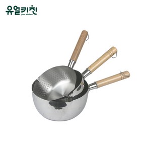 가벼운 인덕션 스텐 편수냄비 라면 이유식 (3종 택1), 16cm, 1개