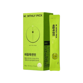 먼슬리픽 애플톡앤컷 애플사이다비니거 애사비 제로 다이어트, 1박스, 14회분