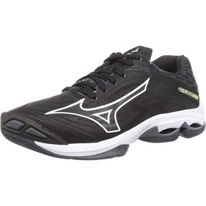 MIZUNO [미즈노] 배구화 웨이브 라이트닝 Z7 동아리 활동 실내폭넓이 경량 인도어 블랙/화이트 30.5cm 2E 30.5 cm 검은색/하얀색, 305 2E