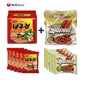 농심 짜파구리 세트 (짜파게티 140g*5개입+너구리 120g*5개입)