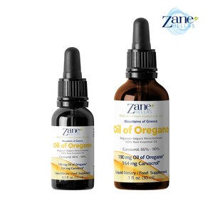 오레가노오일 원액 카바크롤 86 - 90 프로 티몰 효능 ZH 그리스 / Zane Hellas 190 mg Oregano Oil