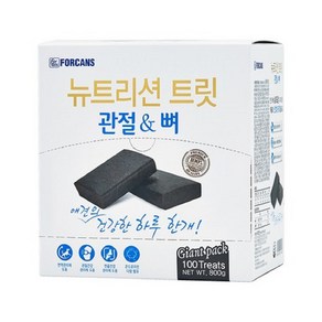 포켄스 뉴트리션 트릿 대용량 100p 관절 뼈 800g, 8g, 100개