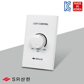 SR산전 조광기 백열등 LED 디밍 밝기조절 디머 스위치 국내생산, 1개, 500W