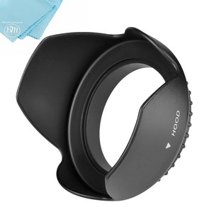 62mm Digital Tulip Flowe Lens Hood fo Canon Son Canon Sony FujiFilm Olympus Panasonic Pentax, 1개 62mm Digital Tulip Flowe L, 1개