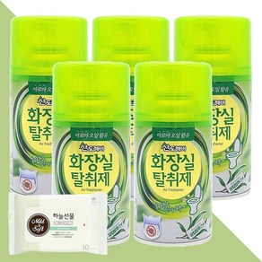 산도깨비 화장실 탈취제 유칼립투스 280ml 5개(+하늘선물 물티슈 10매), 5개