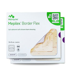 메피렉스 보더 플렉스 15X15CM 5개입x2통 Mepilex Border Flex