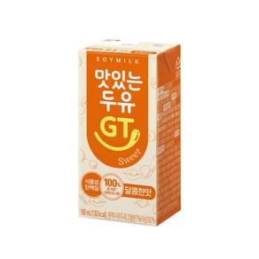 맛있는두유GT 달콤한맛 190ml, 48개