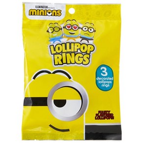 Lollipop Rings 롤리팝링 미니언즈 롤리팝링 캔디 3종입 일본사탕 일본캔디 일본간식, 1개