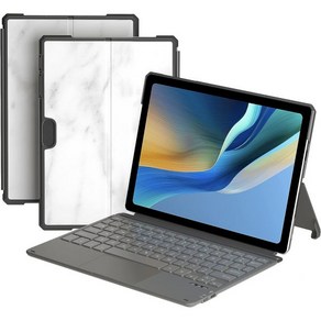 Surface Go용 키보드 케이스321 검은색 7가지 색상 백라이트 마그네틱 탈착식 충전식 블루투스 키보드트랙패드 포함