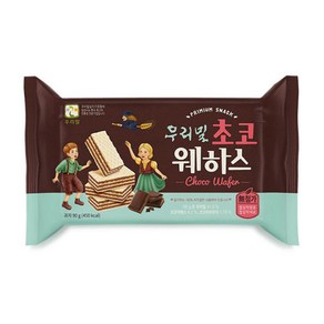 우리밀 초코 웨하스, 80g, 20개