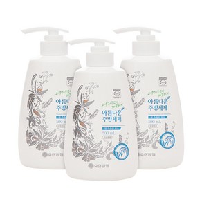 아름다운주방세제 쌀추출물 용기형 500mL, 3개