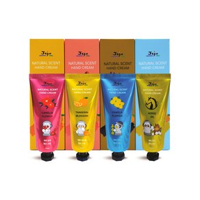 제주 한라봉 동백 마유 유채 핸드크림 4종 세트 (70ml x 4) 기념품, 에스와이티 제주 한라봉 동백 마유 유채 핸드크림 4종, 70ml