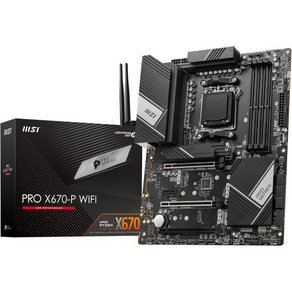 MSI MAG X670E 토마호크 WiFi 게이밍 마더보드AMD AM5 DDR5 PCIe 5.0 SATA 6Gbs M.2 USB 3.2 Gen 2 6E 2.5Gbps LAN H, ATX_PRO X670-P WIFI, 1개