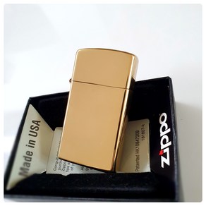 정품 지포라이터 1654B SLIM BRASS WO/S B지포 라이타 zippo 지프라이터 지퍼라이터