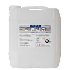 적벽돌 백화제거제 몰탈 시멘트자국제거 석회질제거 크린라임 19리터, 1개, 19L